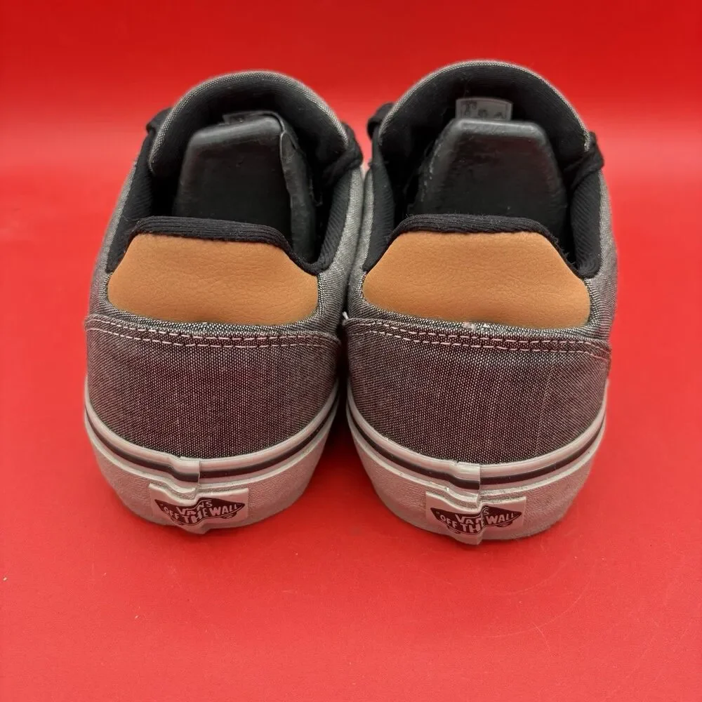 Vans Men's Atwood Deluxe Comfort Ortholite Gray Skate Shoes Sneakers Size 9